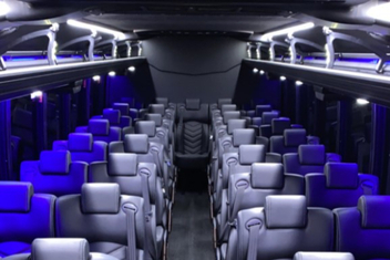 Baytown Charter Bus Interior