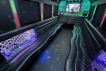 Baytown Limo Bus Interior