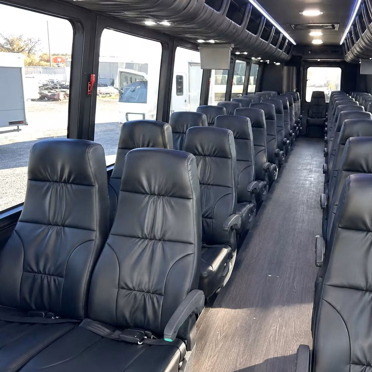 25 passenger minibus inside
