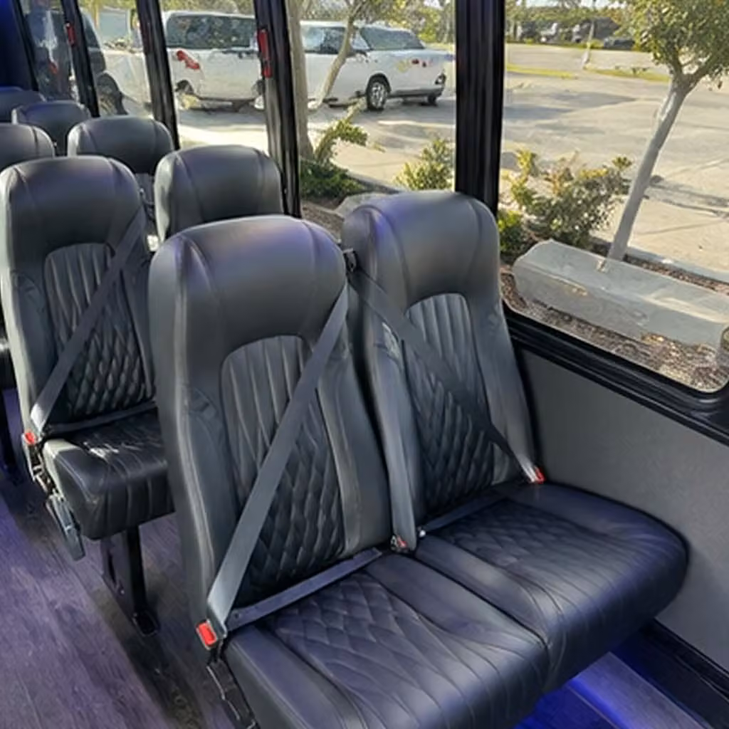 25 passenger minibus interior