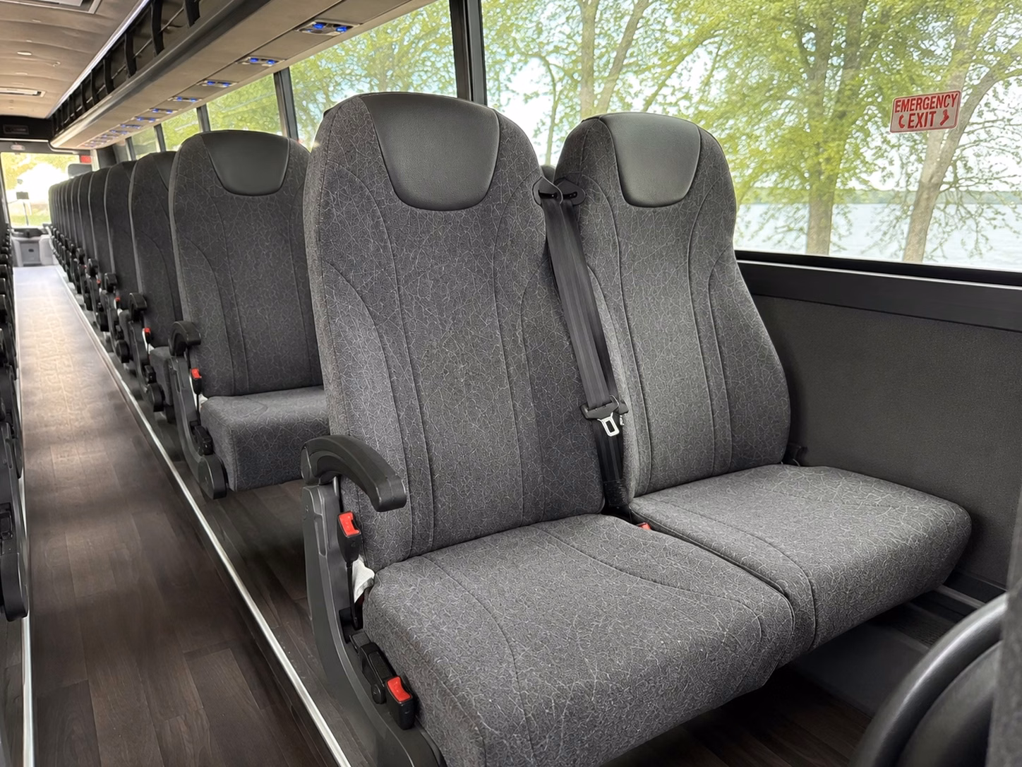 a seamless bridal party shuttle from getting ready suites to the ceremony
