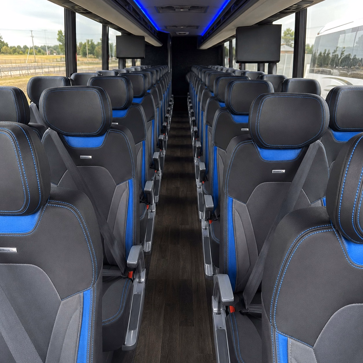 baytown charter bus interior