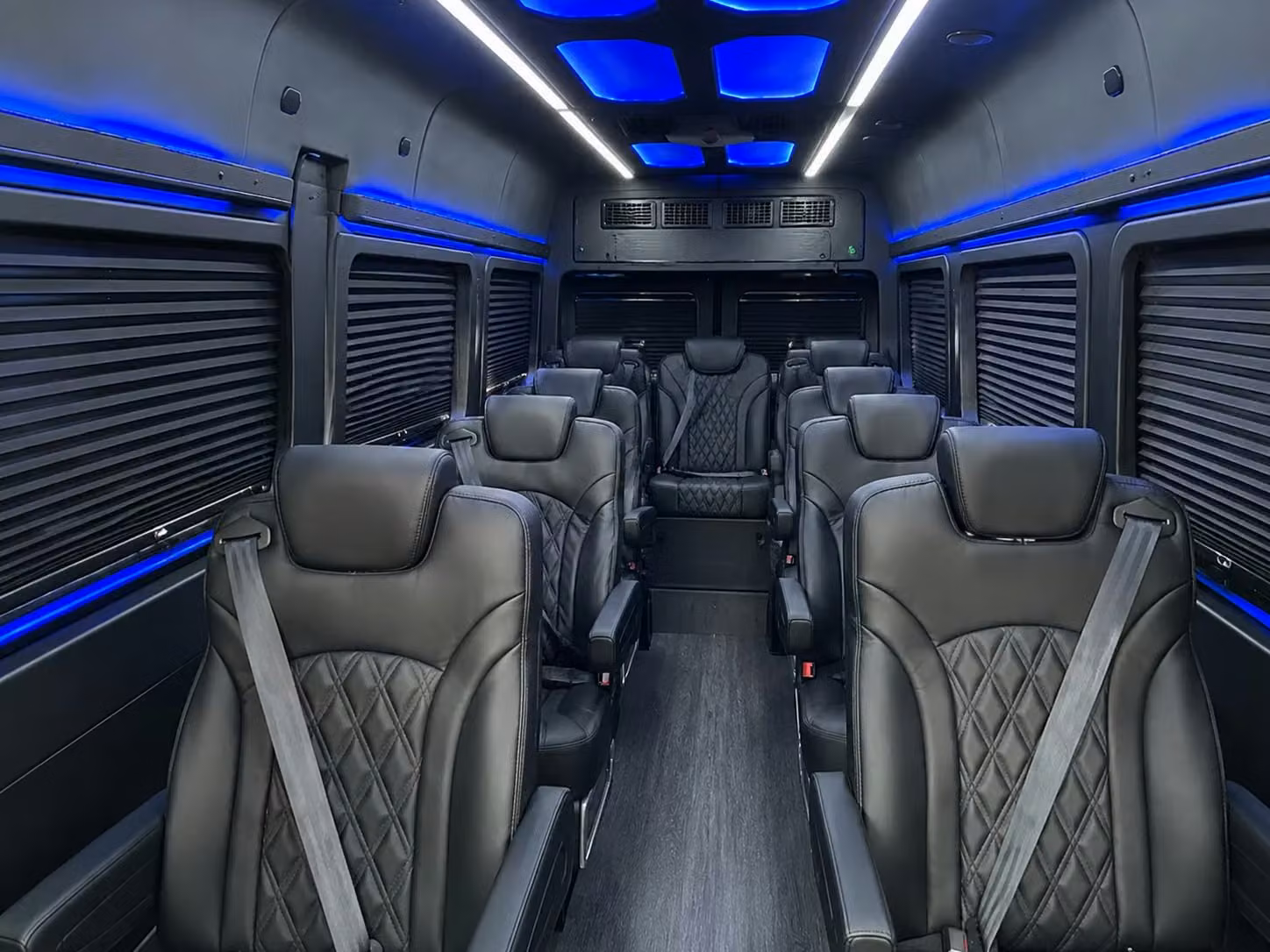 sprinter van with driver inside